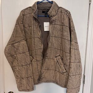 Forever 21 tan quilted jacket